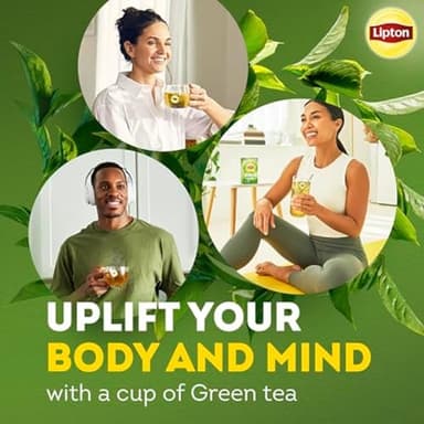 Lipton Signature Blend Green Tea Bags, Unsweetened Teabags for Hot Tea or Iced Tea with Caffeine and Flavonoids, 240 Total Tea Bags (40ct - Pack of 6) - Image 5