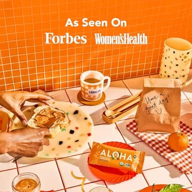 ALOHA Organic Plant Based Protein Bars |Peanut Butter Chocolate Chip | 1.98 Oz (Pack of 12) | Vegan, Low Sugar, Gluten Free, Paleo, Low Carb, Non-GMO, Stevia Free, Soy Free, No Sugar Alcohols - Image 4