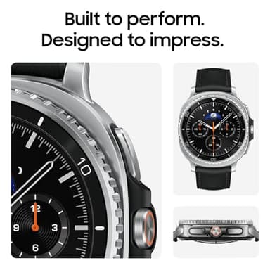 Samsung Galaxy Watch 8 Classic (2025) 46mm Bluetooth Smartwatch + Gift Card, Cushion Design, Rotating Bezel, Quick Button, Sleep Coaching, Running Coach, Black [US Version, 2 Yr Warranty] - Image 2
