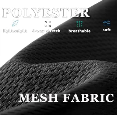 MAGNIVIT Men's Athletic Pants Lightweight Wide Leg Exercise Lounge Pants Loose Fit Black/Red - Image 6