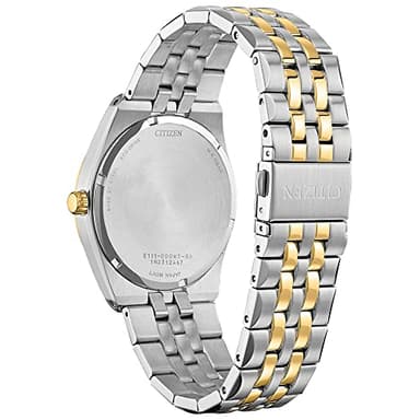 Citizen Men's Classic Corso Eco-Drive Watch, 3-Hand Date, Luminous Hands and Markers, Two-Tone Stainless Steel, Black Dial - Image 3