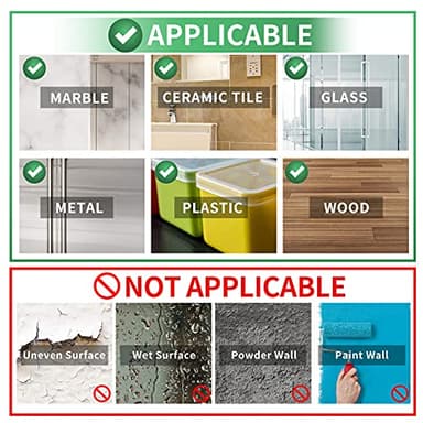 EZlifego Double Sided Tape Heavy Duty(Extra Large 16.5FT), Nano Adhesive Mounting Tape Wall Decor,Sticky Picture Hanging Adhesive Strips Poster Tape - Image 6