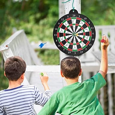 Magnetic Dart Board - 12pcs Magnetic Darts - Excellent Indoor Game and Party Games - Gifts for 5 6 7 8 9 10 11 12 Year Old Boy Kids - Image 8