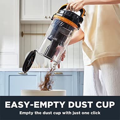 Eureka Powerful Upright Vacuum Cleaner for Home Pet Hair, Lightweight Household Upright Vacuum for Carpet and Hard Floor, MaxSwivel Pro NEU350 with Pet Tool, Yellow - Image 8