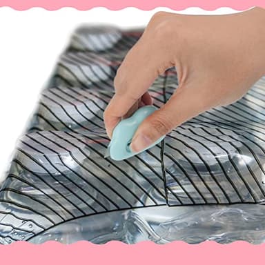 Cute Cloud Box Cutter Retractable, 6Pcs Mini Utility Knife Letter Opener Envelope Slitter, Small Package Opener Paper Cutters with Keychain Hole for Office Home School Stationery DIY Crafts - Image 5