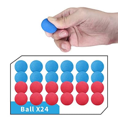 YEEBAY Shooting Game Toy for Age 6, 7, 8,9,10+ Years Old Kids, Boys - 2pk Air Guns & Shooting Target & 24 Foam Balls - Ideal Gift - Compatible with Toy Guns - Image 4