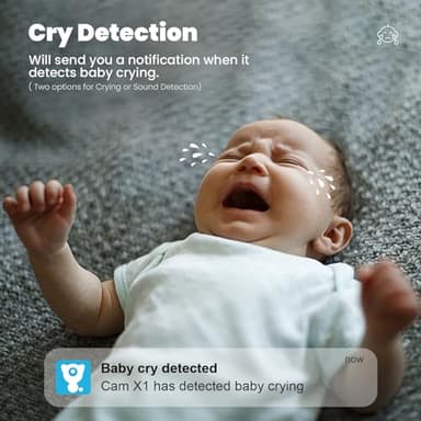 litokam 2K Indoor Camera, 360 Pan/Tilt Home Security Cameras with Motion Detection, Pet Cam with Phone App, Baby Monitor with Night Version, WiFi Camaras, Two Way Audio, Work with Alexa, 2 Pack - Image 6