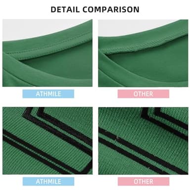 ATHMILE Womens Oversized T Shirts Loose Fit Crewneck Short Sleeve Tops Summer Casual Blouse Y2K 2025 Basic Tee Beach Forest - Image 3