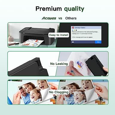 Acaves 910XL Ink for HP 910XL Ink Cartridges Combo Pack Replacement for HP 910 Ink Cartridges for HP Printers HP910XL Work for Office Jet Pro 8020 8025 8028 8010 Printer, Black and Color - Image 5