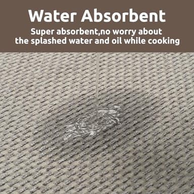 AMOAMI Kitchen Mats for Floor, Kitchen Rugs Non Slip Machine Washable, Kitchen Runner Rugs Non Skid Super Absorbent Dirt Resist in Front of Sink Standing Mat, 20"x32" Light Grey - Image 4