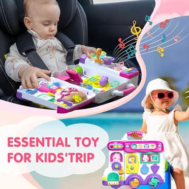 Ryotagift Baby Montessori Busy Board for 1-2 Year Old Boy Girl Gift,Musical Toddler Toys for 1+ Year Old,Early Educational Montessori Toy for Toddlers 1-3,Birthday Gifts for 1+Year Old Girl - Image 6