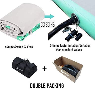 Air Mat Tumble Track Gymnastics Tumbling Mat Inflatable Floor Mats With Electric Air Pump - Image 5