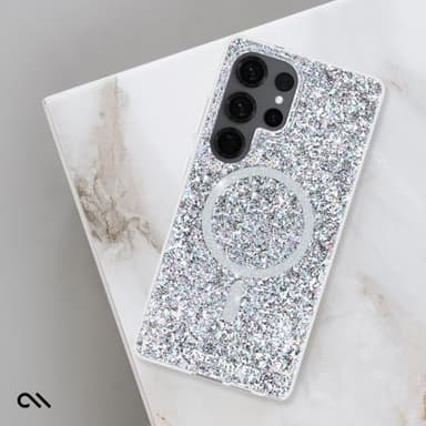 Case-Mate Samsung Galaxy S25 Ultra Case [Magnetic and Wireless Charging] Iridescent Sparkle Phone Cover [12ft Drop Protection] - Premium Phone Case for Samsung Galaxy S25 Ultra 6.9" - Twinkle Disco - Image 6