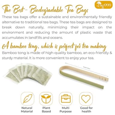 120 Bags Premium Turmeric Ginger Cinnamon Tea, Improve Digestion, Support Brain, Weight, Skin and Sleep, Eco-Conscious Tea Bags and Premium Natural Ingredients. Turmeric Ginger Herbal Tea. No Sugar, No Caffeine, No Gluten, Vegan. - Image 8
