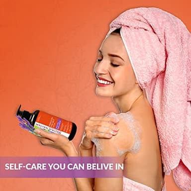 Natural Solution Moisturizing Shower Gel, Purifying & Nourishing with Organic Lavender Oil, for All Skin Types Himalayan Pink Salt Body Wash, 500 ml Each, Pack of 3 - Image 3
