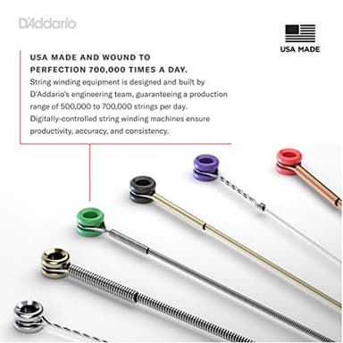 D'Addario Guitar Strings - NYXL Electric Guitar Strings - NYXL1046-3P - Unrivaled Strength, Tuning Stability, Enhanced Mid-Range - For 6 String Guitars - Made in the USA - 10-46 Regular Light, 3-Pack - Image 8