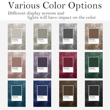 SMILETIME Forest Green Crushed Velvet Curtains 52x96 inch Luxurious Thermal Insulated Soundproof Drapes for Living Room Bedroom Office Soft and Durable Light-Filtering Window Treatments, 2 Panels - Image 6