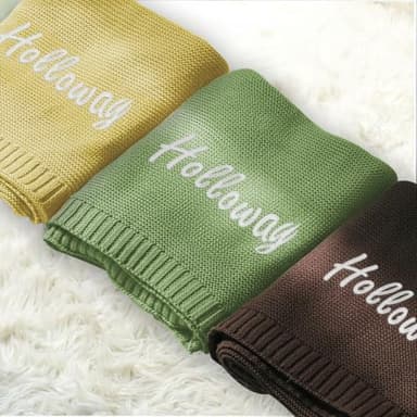 TTMIZA Personalized Baby Knit Blanket Custom Embroidered with Name for Newborn Baby Boy and Girl Nursery Blankets Gifts Customize Baby Blankets 37x42in Newborn Holiday Shower Gift - Image 6