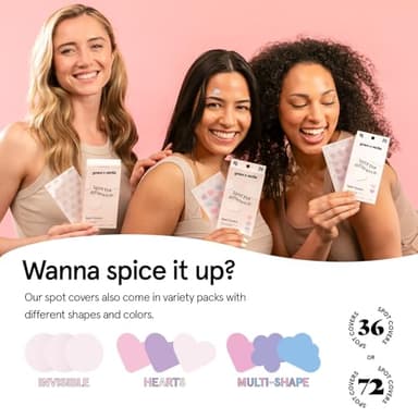 grace & stella Award Winning Pore Strip Pimple Patches for Face - Hydrocolloid Acne Patches for Shrinking Zits, Whiteheads - Spot Stickers - Dermatologist-Tested, Vegan (Invisible, 72 Count) - Image 9