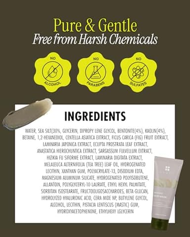 BRMUD Relief Mud Mask | Cardi B Mud Mask - Body Mud Hydrating & Moisturizing Deep Pore Cleanser Face & Body Mask w/ 91.8% Nature-Derived Ingredients - K Beauty Body Mud (3.72 fl oz) - Image 9