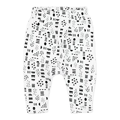 Honest Baby unisex baby Cuff-less Multi-pack Honest Organic Cotton Cuff Less Harem Pants Multi Pack 3 Pack Pattern Play 24 Months, 3-pack Pattern Play, Months US - Image 2