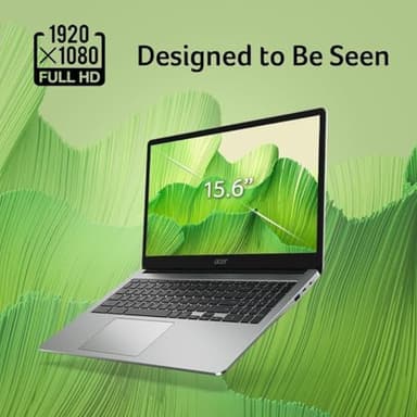 Acer Chromebook 315 Laptop (15.6" FHD, Intel Celeron N4500, 4GB RAM, 128GB Storage (64GB eMMC + 64GB SD Card) Home & Student, Long Battery Life, Numeric KB, Wi-Fi, Webcam, IST Hub, Chrome OS, Silver - Image 4