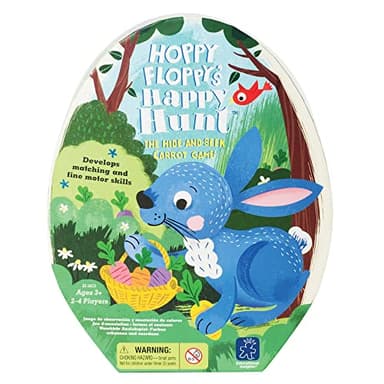 Educational Insights Hoppy Floppy's Happy Hunt - Preschool Board Games for 3 Year Olds, Color Matching Games for Toddlers 3-5, Fine Motor Game, Preschool Learning Activities, for Kids - Image 1