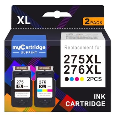 PG-275XL/CL-276XL 275 and 276 Ink Cartridges Replacement for Canon Ink 275 and 276 Cannon Ink 275 276 Combo Pack for Pixma TS3722 TR4700 TS3522 TR4720 TR4722 TS3500 TS3700 Printer 275XL 276XL - Image 1