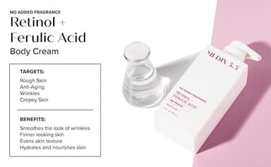 MEDIX Fragrance Free Retinol Body Lotion Crepey Skin Care Treatment | Anti Aging Body Lotion & Face Moisturizer | Firming Retinol Cream For Face Targets Loose Crepe Skin, Wrinkles, & Fine Lines, 2PC - Image 8