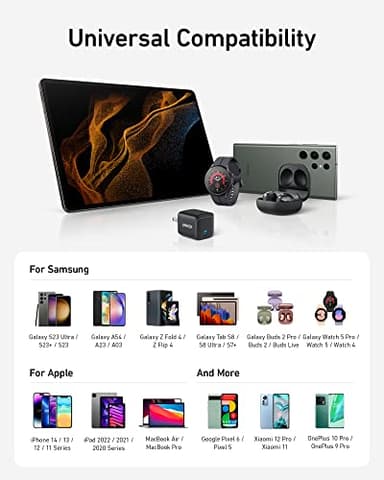 Anker 45W USB C Charger Block, Foldable PPS Fast Charger for iPhone 17/16 and More Series, Supports Super Fast Charging 2.0 for Galaxy S24 Ultra - Image 5