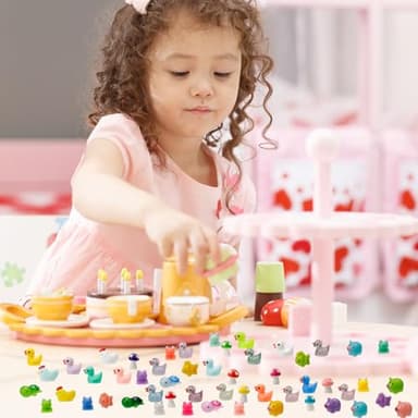 420 Pcs Mini Resin Animals 12 Styles Resin Animals Figurines Bulk for Fairy Garden Miniature Dollhouse Accessories Hide Crafts Decor - Image 7