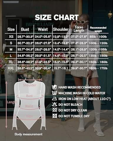 MANGOPOP Women's Mock Turtle Neck Long Sleeve Tops Bodysuit Jumpsuit - Image 7