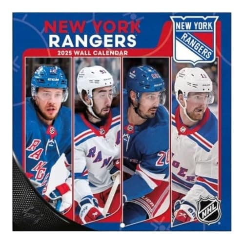 TURNER SPORTS New York Rangers 2025 Mini Wall Calendar (25998040622) - Image 1