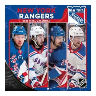 TURNER SPORTS New York Rangers 2025 Mini Wall Calendar (25998040622) - Image 1