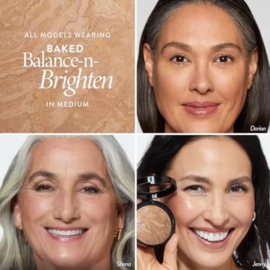 LAURA GELLER NEW YORK Award-Winning Baked Balance-n-Brighten Color Correcting Powder Foundation - Medium - Buildable Light to Medium Coverage - Demi-Matte Natural Finish - Image 2