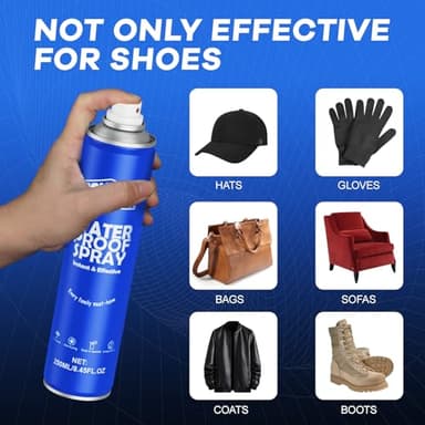 Coklean Protect Shoe Protector Spray, Rain & Stain Waterproof Shoe Spray Nano protector spray Suede, Sneakers, Canvas, Leather，8.45 OZ - Image 6