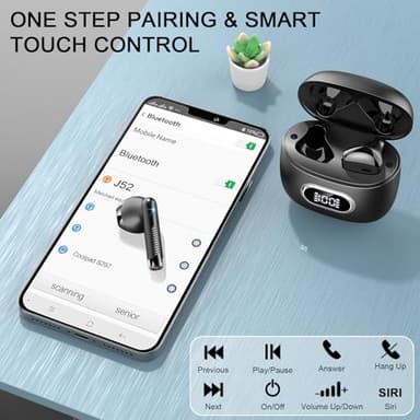 Language Translator Earbuds Real Time, AI Translation Earbuds Real Time with 164 Languages & 5 Modes, 3-in-1 Bluetooth 5.4 Translator Device, 42H Translatior Headphones Business, Learning Black - Image 8