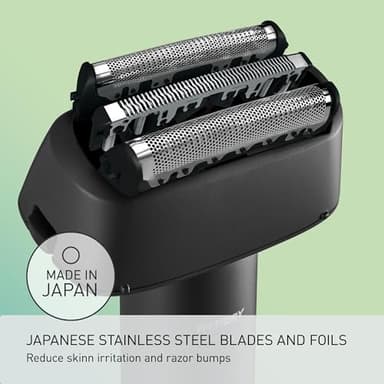 Panasonic Electric Razor for Men, Wet Dry Shaver with 3-Blade Cutting System, Ergonomic Handle and USB-C Charging- ES-RM3B-K - Image 6
