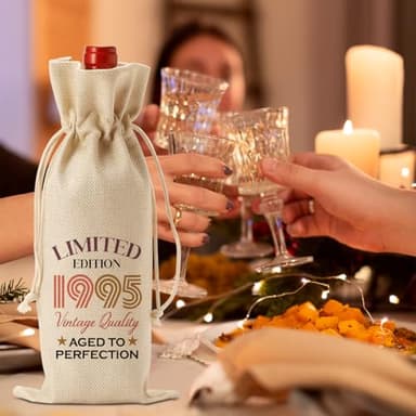 FBCCZEY Funny 30th Birthday Gifts for Her & Him - Wine Bag & Party Supplies, Happy Anniversary Decorations for BFF & Coworker - Image 2