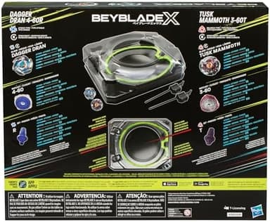 Beyblade X Xtreme Battle Set with Beystadium Arena Featuring X-Celerator Rail, 2 Right-Spinning Top Toys, 2 Launchers, Toys for Boys and Girls, 8+ - Image 4