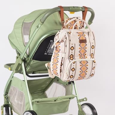 Montana West Wrangler Callie Diaper Bag Backpack with Stroller Straps Multifunction Baby Travel Bag WG2204-9110TN - Image 8