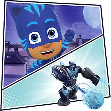 PJ Masks Robo-Catboy Preschool Toy with Lights and Sounds for Kids Ages 3 and Up, Catboy Robot Suit with Action Figure - Image 8