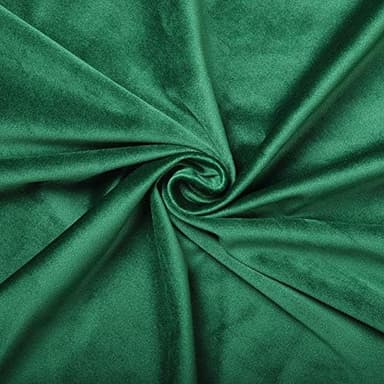 SINGINGLORY Green Velvet Curtains 52 x 96 Inch, Blackout Thermal Insulated Grommet Window Curtain 2 Panels Set for Bedroom and Living Room (W52 xL96, Dark Green Emerald - Image 5