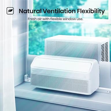 Hisense AWL1225TW1W Window Air Conditioner, 12,000 BTU, White - Image 7