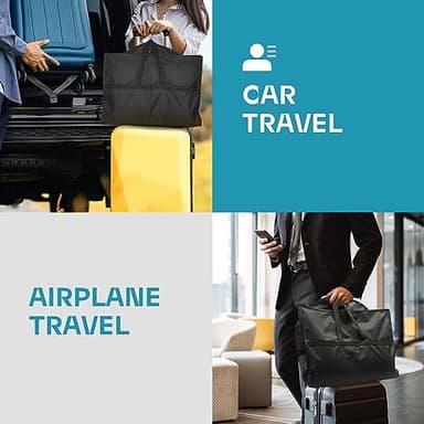 Travel Garment Bag with Zipper Pocket, Suit Bag for Suits, Dresses, Coats - Image 8