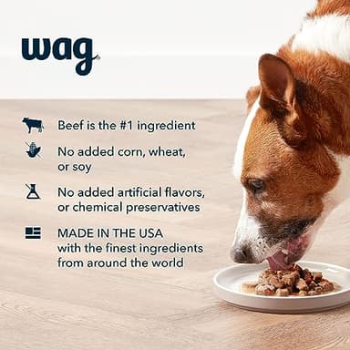Amazon Brand - Wag Pate Canned Dog Food, Beef & Chicken Recipe, 12.5 oz Can (Pack of 12) - Image 3