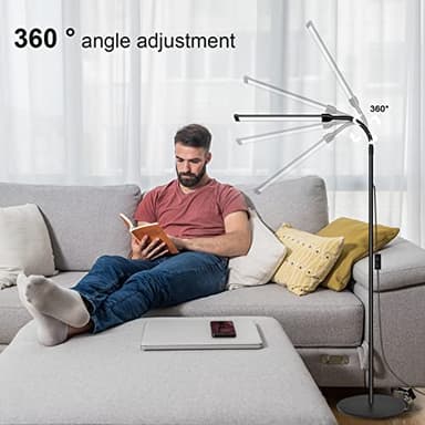 DAYSOFT LED Floor Lamp for Reading Floor Lamp for Home Office Lash Light Tattoo Light Standing Lamp for Bedroom Task Craft Sewing Nail Lights - Image 6