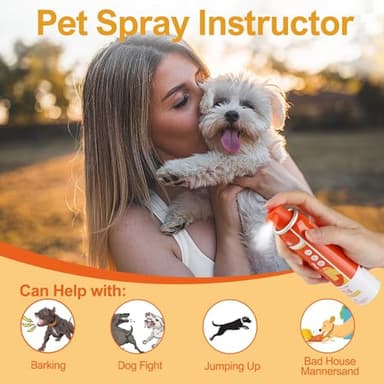 ANSJDH Corrector Dog Trainer Spray 80ml 6 Pack Dog Corrector Spray Dog Trainer for Dog to Stops Barking, Jumping Up, Food Stealing, Dog Fights, Avoidance, Unwanted Dog Behaviour(Orange) - Image 2