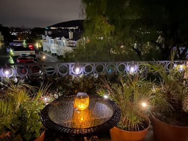 Brightech Ambience Pro Solar Powered Outdoor String Lights -27 ft Commercial Grade Waterproof Edison Patio Lights, Shatterproof LED String Lights for Outside, Porch - 12 Bulbs, 1W Soft White - Image 9