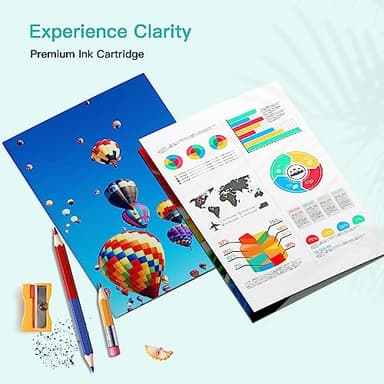 PGI-280XXL CLI-281XXL 5 Color Value Pack Replacement for Canon 280 281 Ink Cartridges Compatible with Printer TR8520 TR8620a TR8620 TR7520 TR8600 TS9120 TS8120 TS6120, PGBK Black Cyan Magenta Yellow - Image 6